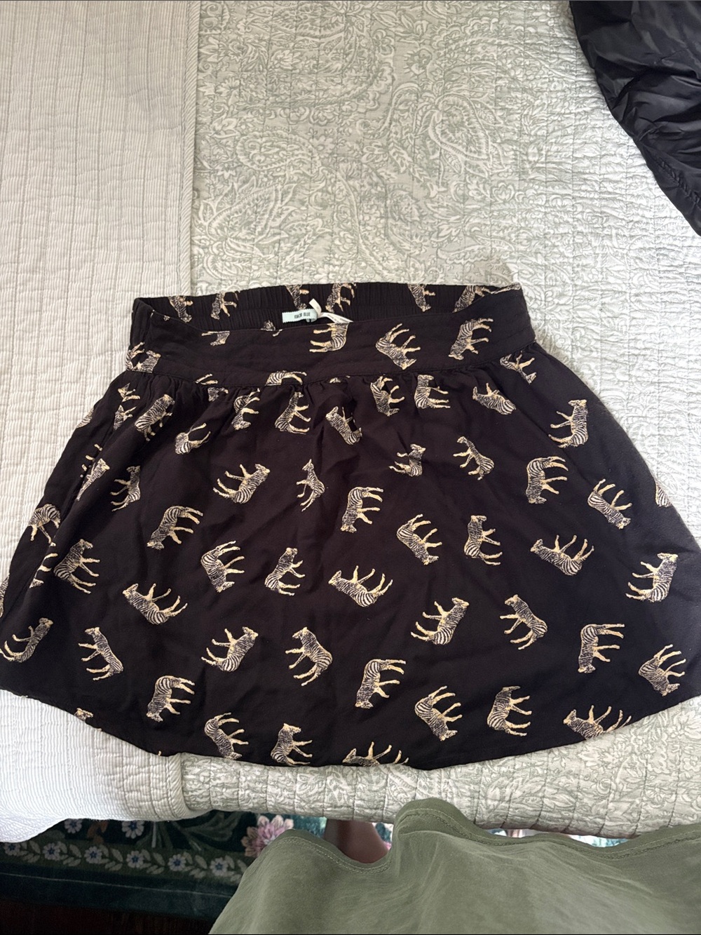 Urban Outfitters Kimchi Blue Zebra Skirt